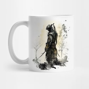 Silent Shadow: The Black Japanese Ninja Mug